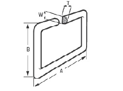 波導(dǎo)襯料&mdash;&mdash;帶&lsquo;D&rsquo;形斷面的模制矩形